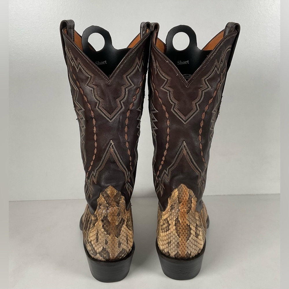 Lucchese 2000 Canebrake Rattlesnake | USA Made | Timber Snakeskin | Men’s 8 D - Picture 16 of 16